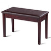 Solid Wood PU Leather Padded Piano Bench Keyboard Seat