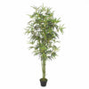 6 ft Artificial Bamboo Silk Tree Decorative Planter