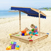 Kids Outdoor Playset Wooden Sandbox