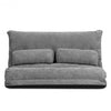 6 Position Adjustable Sleeper Lounge Couch with 2 Pillows