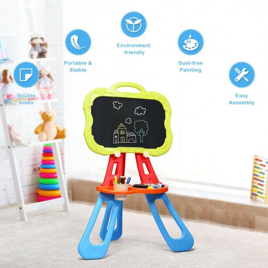 4 in 1 Double Sided Magnetic Kids Art Easel