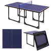 Multi-Use Foldable Midsize Removable Compact Ping-pong Table