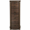 7 Drawers Retro Standing Wood Jewelry Cabinet