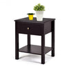 Brown Nightstand End Table