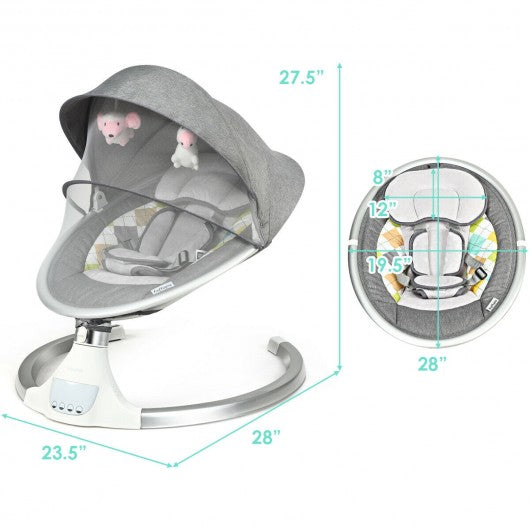 Baby Swing Electric Rocking Chair with Bluetooth Music Timer