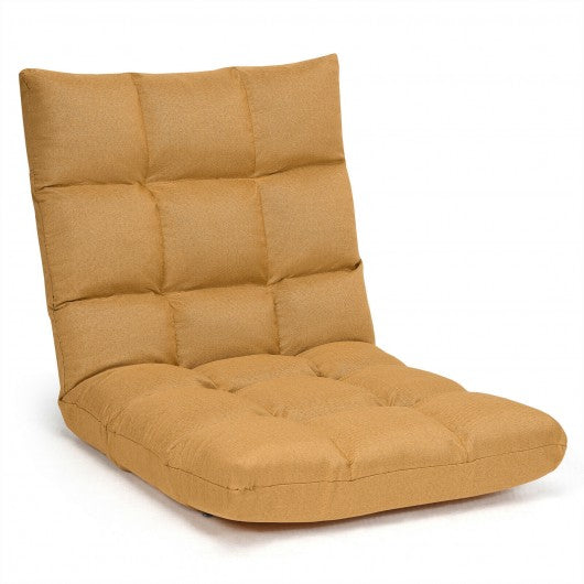 14-Position Adjustable Folding Lazy Gaming Sofa