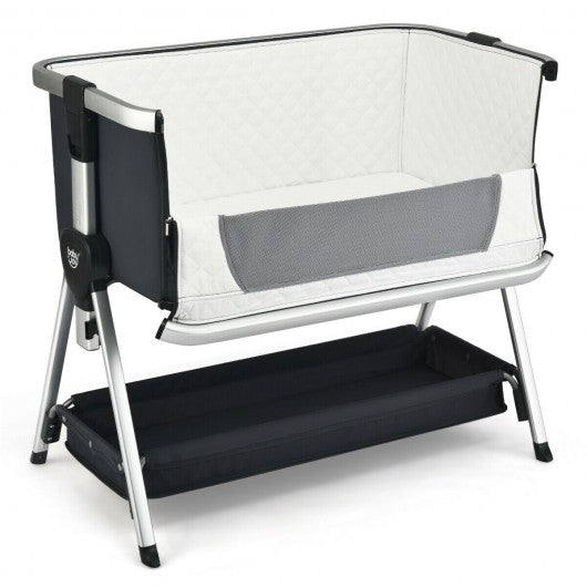 Breathable Baby Bed Side Crib  Adjustable Sleeper Bedside Bassinet