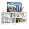 Wooden TV Stand Entertainment Media Center