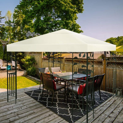 10' x 10' 1-Tier 3 Colors Patio Canopy Top Replacement Cover