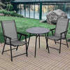 Set of 2 Outdoor Patio Folding Chairs