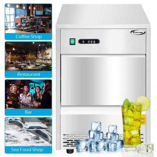 Automatic Ice Maker Machine w/ 70lbs/24h Productivity