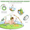 Baby Activity Educational Gym Play Mat with Hanging Toys