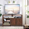 Entertainment TV Stand with Storage Cabinet & Shelf