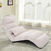 Stylish  Folding Lazy Sofa Chair with Pillow