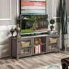 TV Stand Entertainment Center for TV's with Storage Cabinets