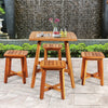 5PCS Acacia Patio Dining Set