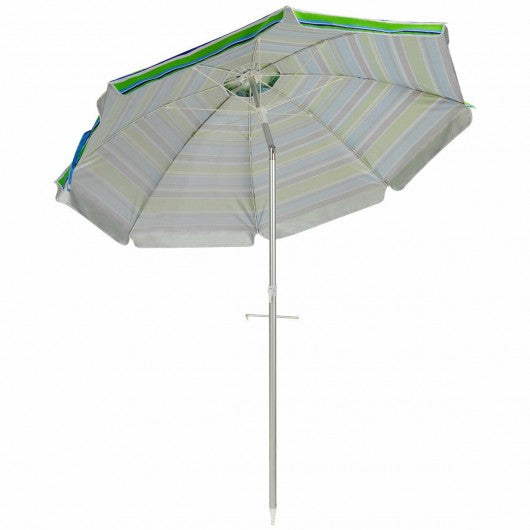 6.5FT Sun Shade Patio Beach Umbrella with Carry Bag