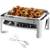 9 Quart Stainless Steel Roll Top Chafing Dish