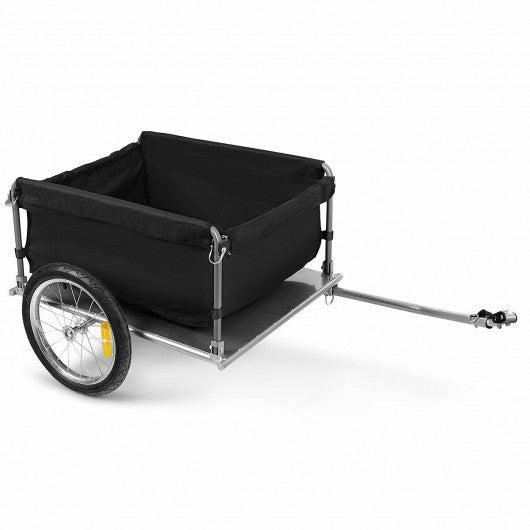 Bike Trailer with Folding Frame and Quick Release Wheels