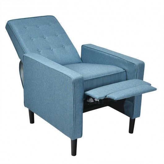 Mid-Century Push Back Recliner Chair