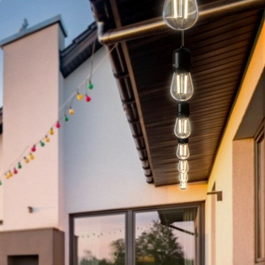 36FT LED Outdoor Waterproof Commercial Globe String Lights Bulbs