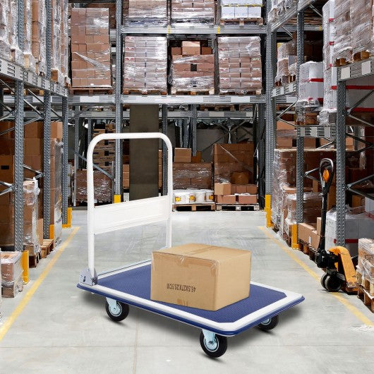 660lbs Folding Platform Cart Dolly Hand Truck
