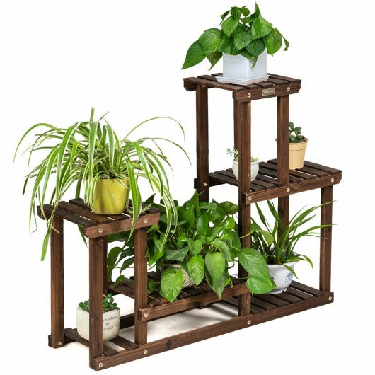 Solid Wood Plant Stand Multi Layer Plant Pot Holder