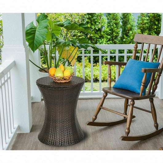 Adjustable Outdoor Patio Rattan Ice Cooler