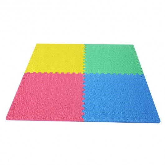 12PCS Kid's Puzzle Exercise Play Mat -Color
