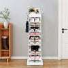 Rotated Shoe Rack 9 Tier Wooden Shoe Organizer