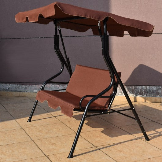 3 Seats Patio Canopy Swing