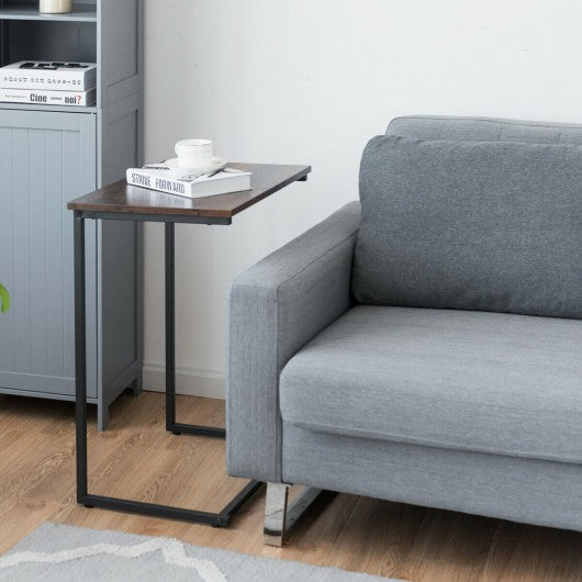 C-shaped End Side Coffee Tray Sofa Table