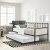 Twin Size Daybed and Trundle Frame Set Trundle Bed