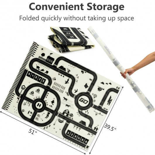 Kids Educational Large City Life Traffic Map