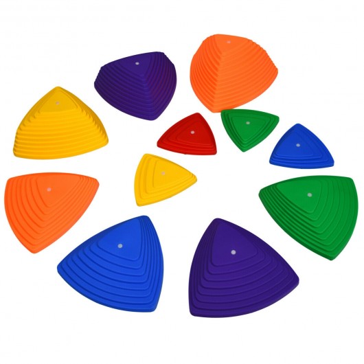 11pcs Non-Slip Bottom Kids Balance Stepping Stones