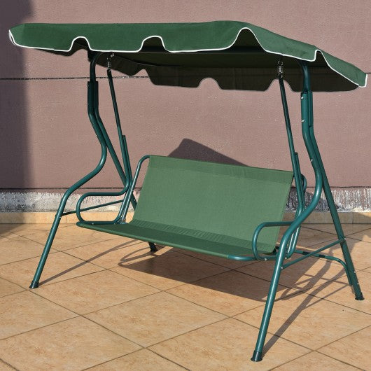 3 Seats Patio Canopy Swing