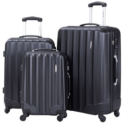 3 pcs Luggage Travel Set Bag with Lock
