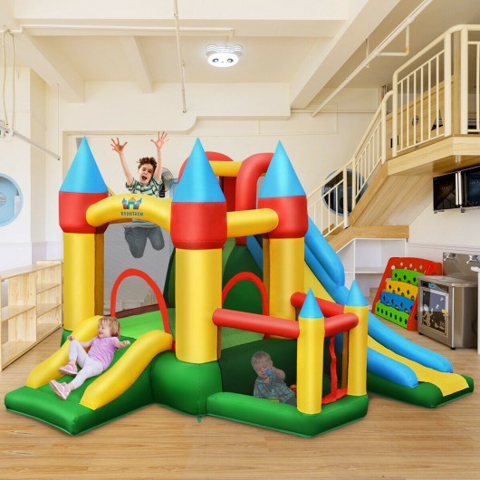 Kids Inflatable Dual Slide Jumping  Castle with 780W Blower