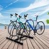 Bike Stand Cycling Rack Floor Storage Organizer for 2-Bicycle