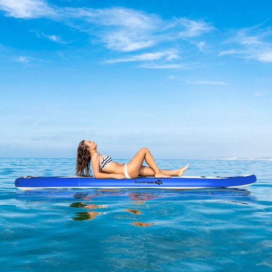 10.6' Inflatable Adjustable Paddle Board with Carry Bag