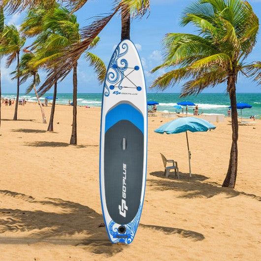 11' Inflatable Adjustable Paddle Board with Carry Bag