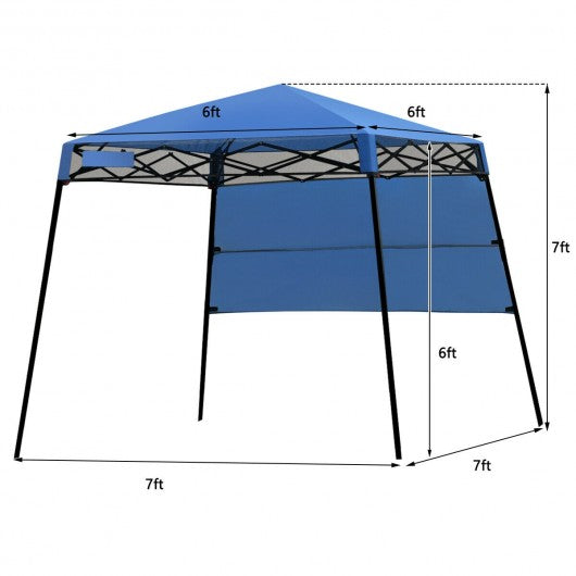 7 x 7 FT Sland Adjustable Portable Canopy Tent w/ Backpack