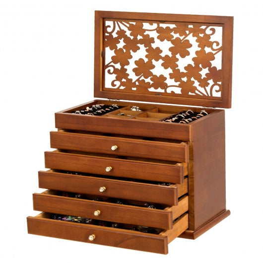 Large Wooden Jewelry Box