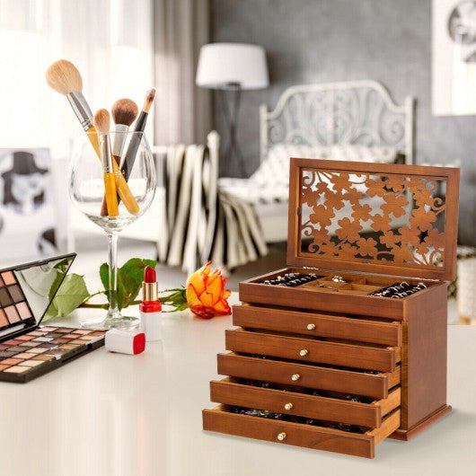 Large Wooden Jewelry Box