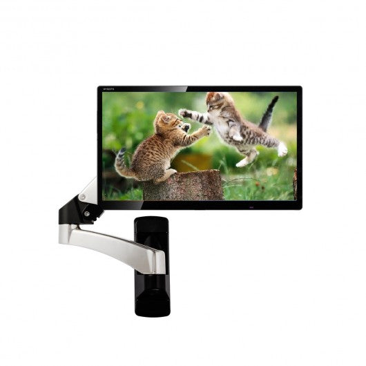 51 lbs TV Wall Mount Hydraulic Arm Adjustable Monitor Bracket
