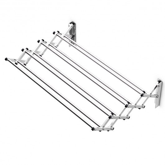 Stainless Wall Mounted Expandable Clothes Drying Towel Rack