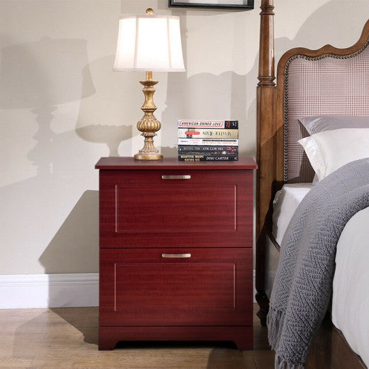 2-Drawer Lateral File Cabinet w/ Adjustable Pole