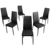 Set of 2 or 6 High Back Dining Chairs-Set of 6