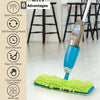 Double Sided Flip Spray Mop with Refillable Bottle and Washable Pads