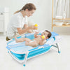 Baby Folding Collapsible Portable Bathtub w/ Block